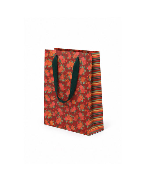Bolsa de regalo Amalfi M de lado, con el fuelle