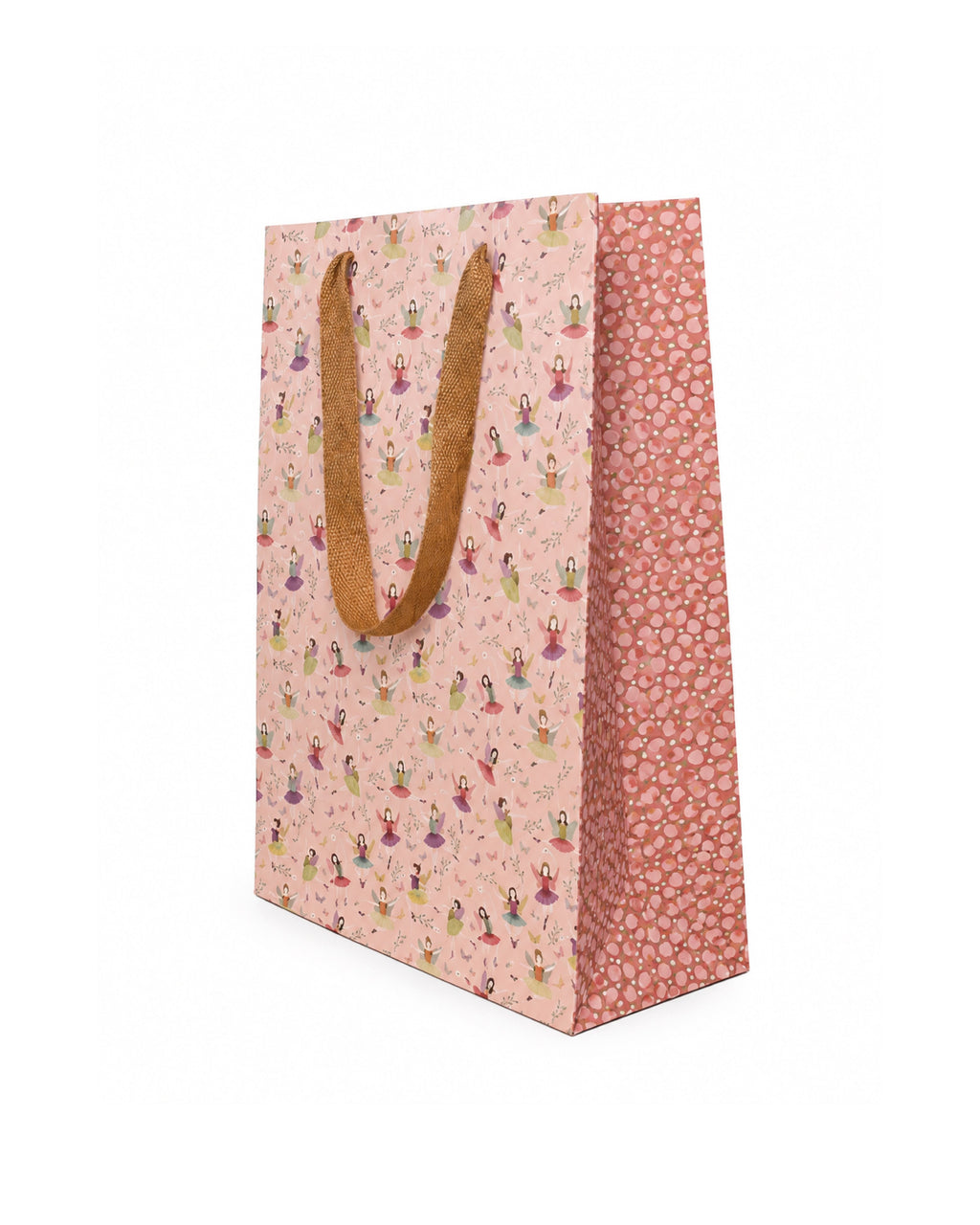 Bolsa de regalo Viena L de lado, con el fuelle