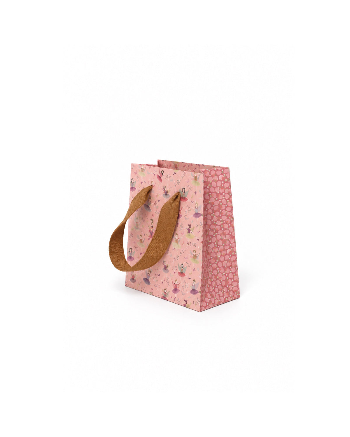 Bolsa de regalo Viena S de lado, con el fuelle
