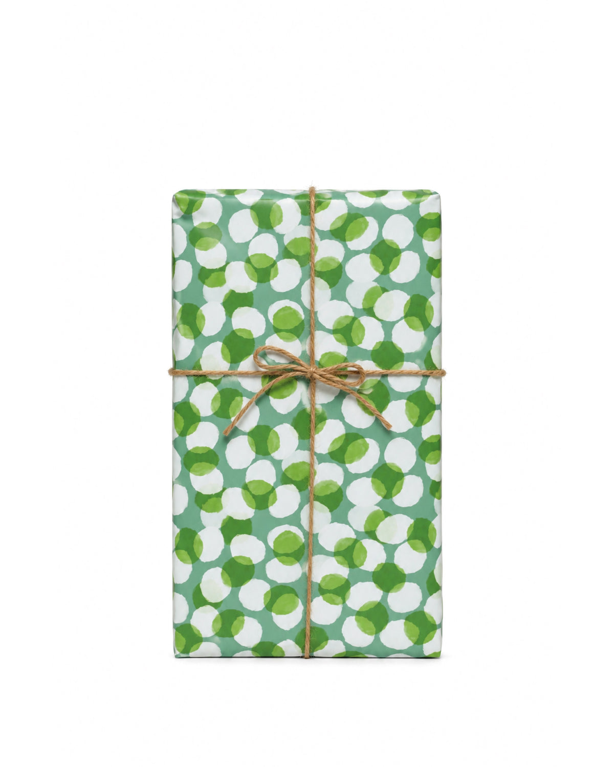 Rollo de papel de regalo Kyoto: regalo envuelto con la cara B (círculos)