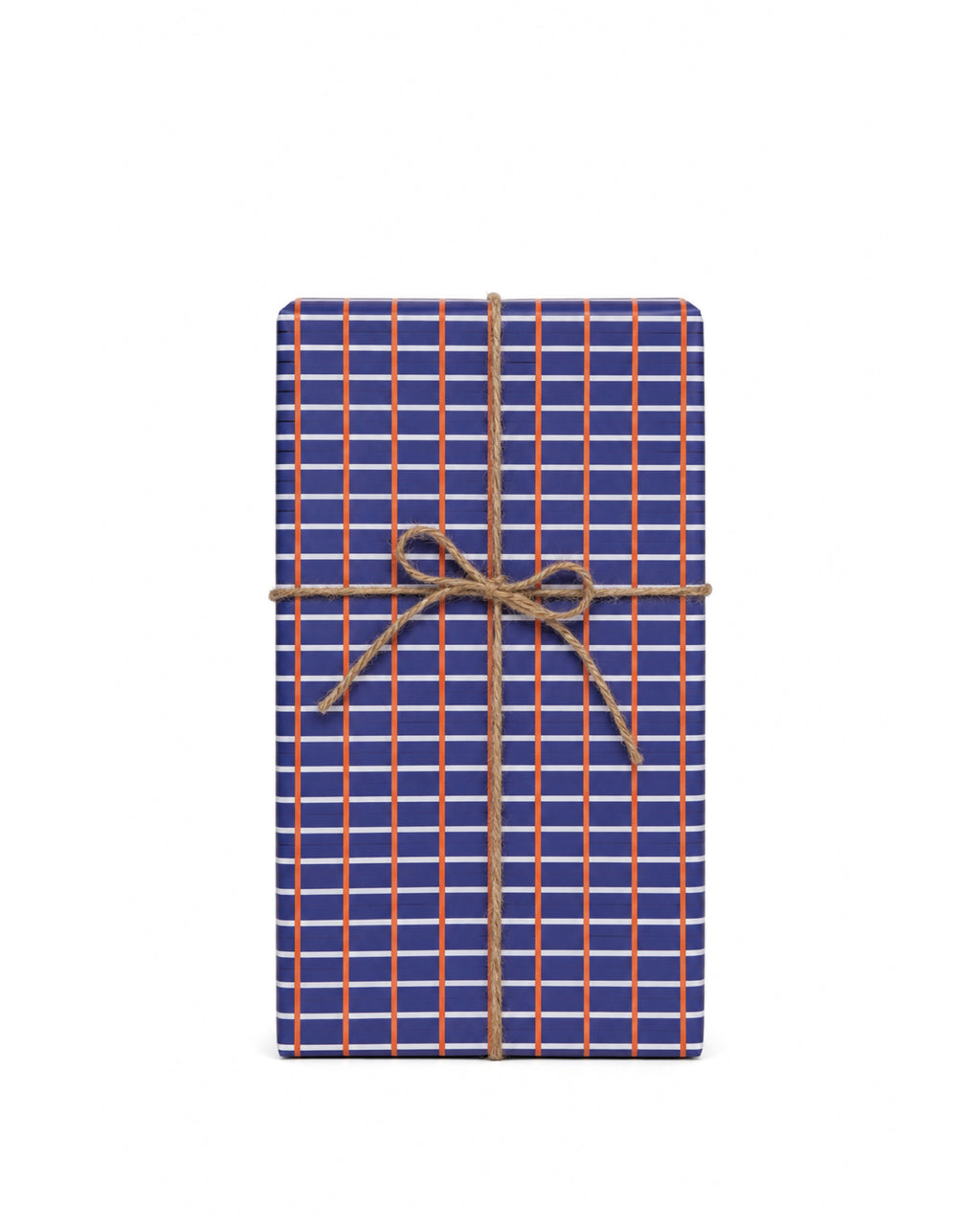 Rollo de papel de regalo Oxford: regalo envuelto con la cara B (cuadros)