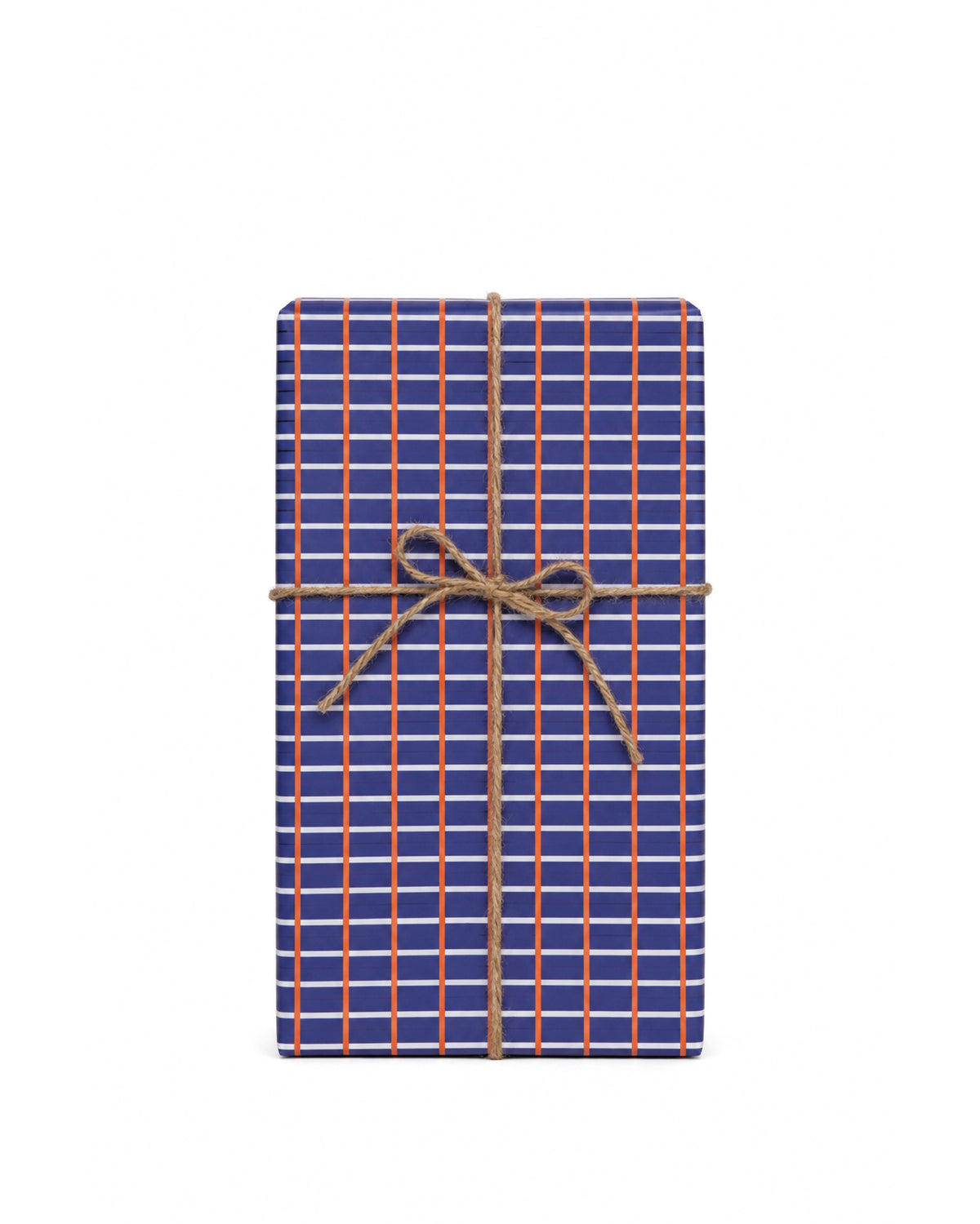 Rollo de papel de regalo Oxford: regalo envuelto con la cara B (cuadros)