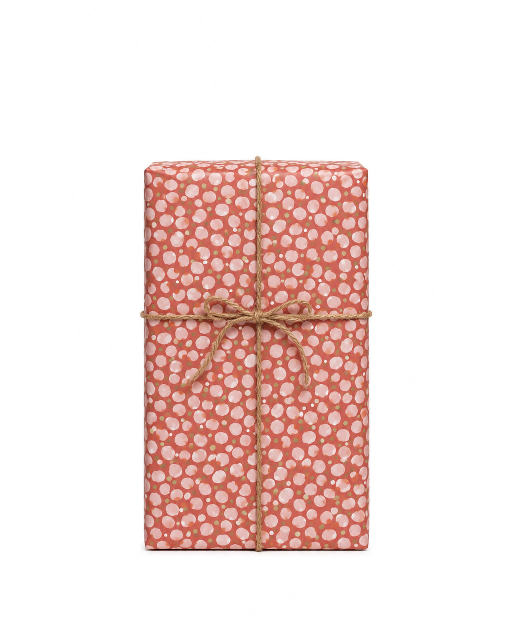 Rollo de papel de regalo Viena: regalo envuelto con la cara B (puntos)