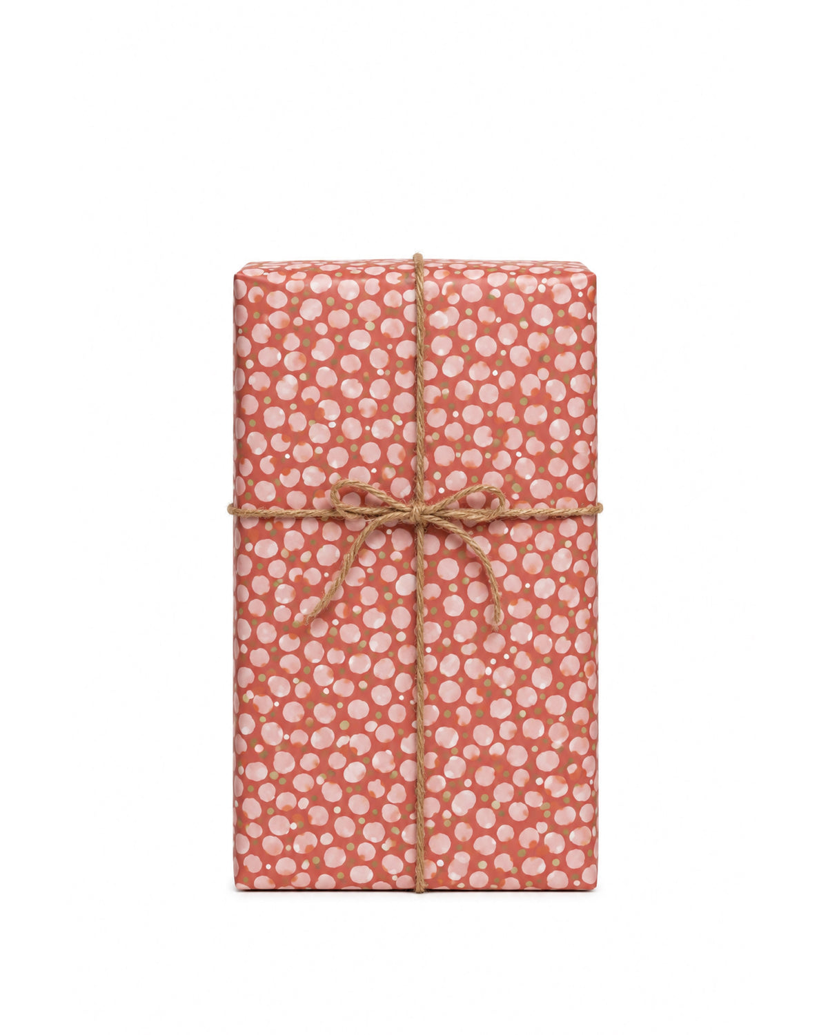 Rollo de papel de regalo Viena: regalo envuelto con la cara B (puntos)